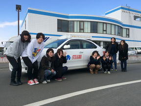 マツキドライビングスクール福島飯坂校で合宿免許に参加した合宿生の集合写真