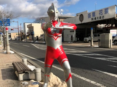 須賀川市は円谷英二監督の故郷なので町中ではウルトラマンと沢山出会えますよ♪