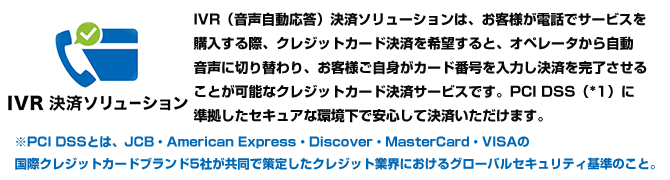 ivr決済ソリューションとは